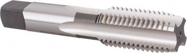 OSG 1664100 Straight Flute Tap 1-8 UNC, 4 Flute, Plug Chamfer, 3B Class of Fit, High-Speed Steel, Bright/Uncoated Finish
