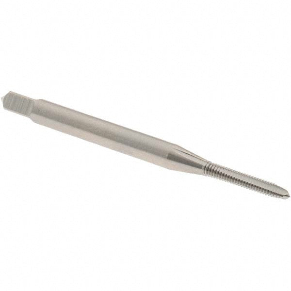OSG 1977300 Straight Flute Tap M2x0.4 Metric Coarse, 3 Flute, Plug Chamfer, 6H Class of Fit, High-Speed Steel, Bright/Uncoated Finish