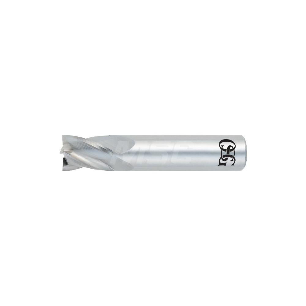 OSG 414-250011 Square End Mill 1/4" Dia, 1/2" LOC, 4 Flute, Solid Carbide