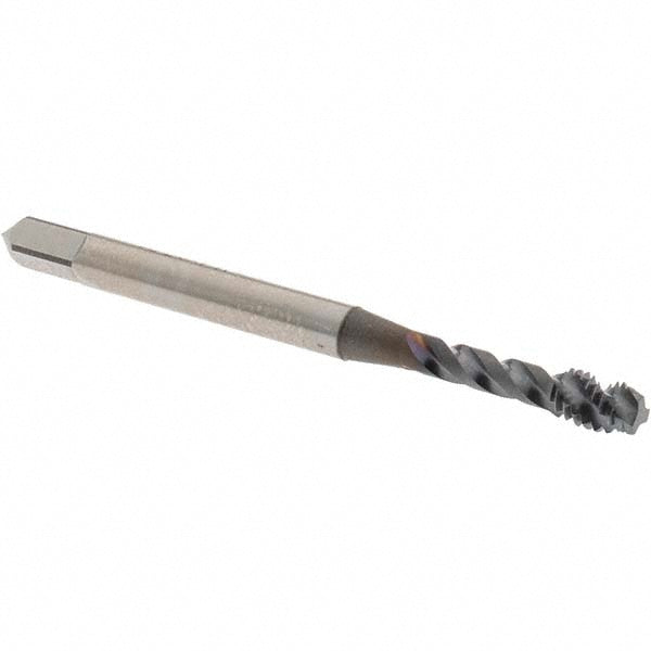 OSG 2990608 Spiral Flute Tap M4x0.70, Metric, 3 Flute, Modified Bottoming Chamfer, 6H Class of Fit, Vanadium High-Speed Steel, TiCN Finish