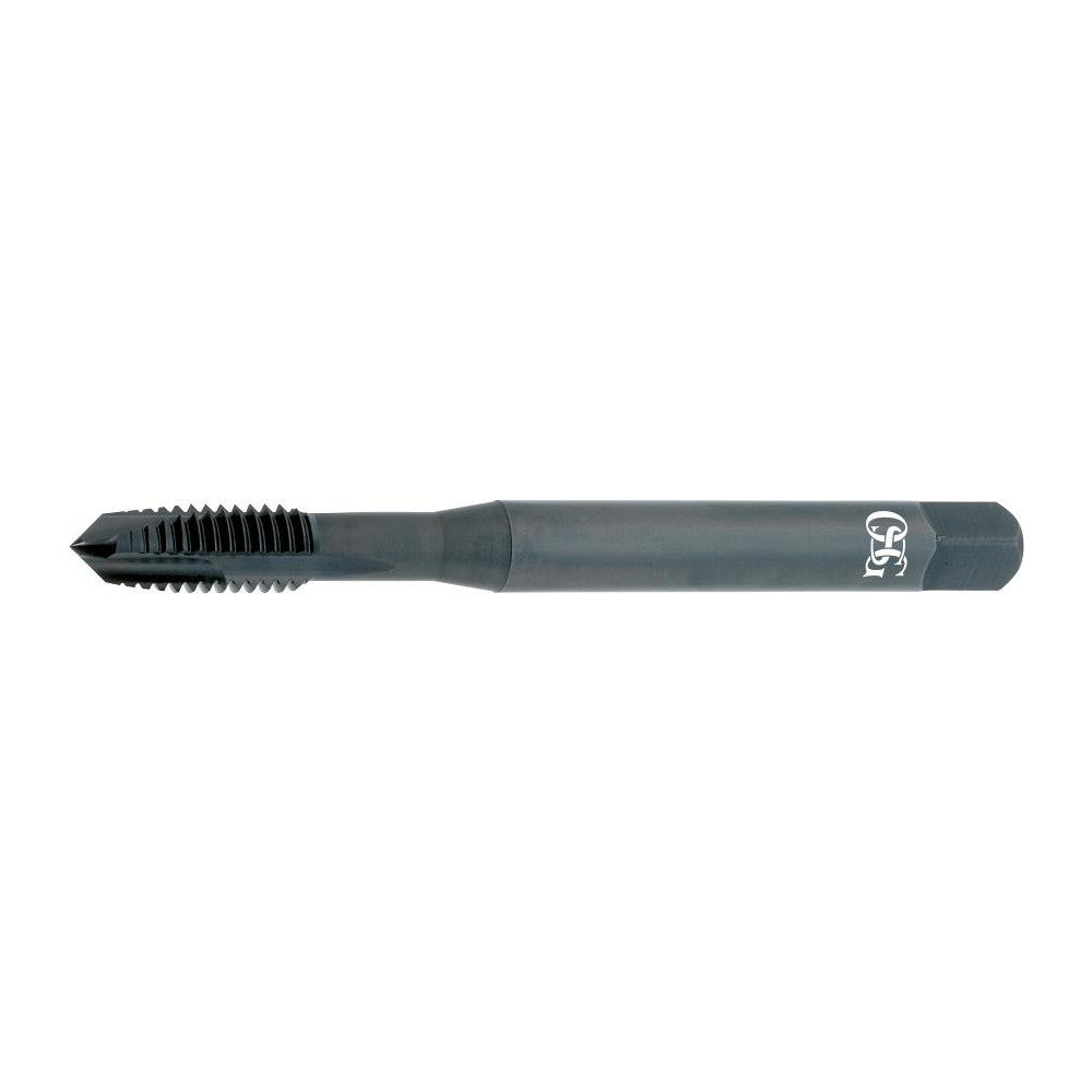 OSG 2592101 Spiral Point Tap M12x1.25 Metric Fine, 3 Flutes, Plug Chamfer, 6H Class of Fit, HSS-E Vanadium, Steam Oxide Coated
