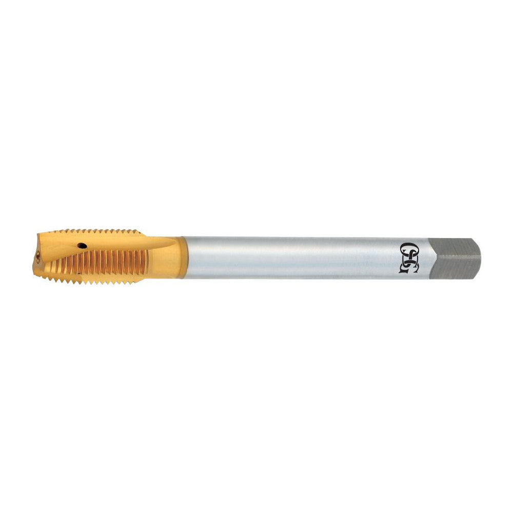 OSG 2630405 Spiral Point Tap 1/4-28 UNF, 3 Flutes, Plug Chamfer, 2B Class of Fit, HSS-E Vanadium, TiN Coated