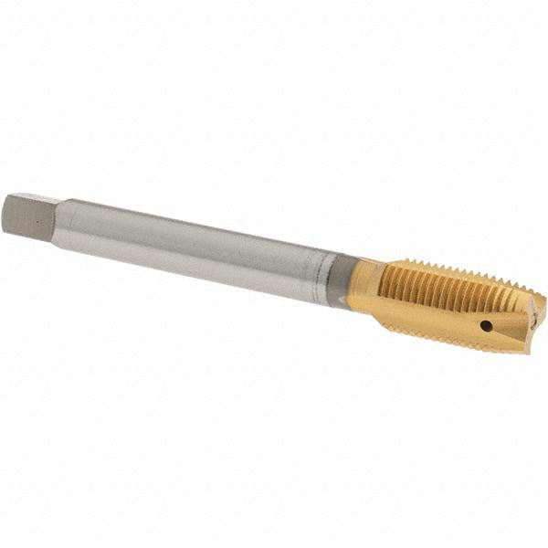 OSG 2632605 Spiral Point Tap 1/2-20 UNF, 3 Flutes, Plug Chamfer, 2B Class of Fit, HSS-E Vanadium, TiN Coated
