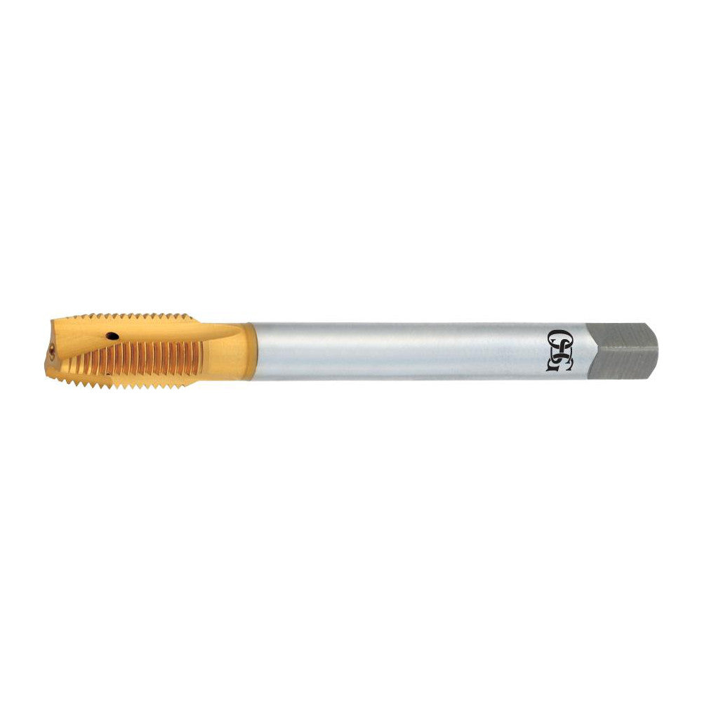 OSG 2692305 Spiral Point Tap M12x1.75 Metric, 3 Flutes, Plug Chamfer, 6H Class of Fit, HSS-E Vanadium, TiN Coated