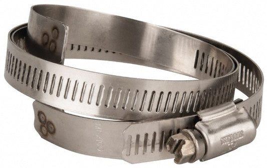 Hi-Tech Duravent 062708000003 Band Clamp Hose, 8-5/8" Max Dia, 1/2" Wide, 0.02" Thick, Stainless Steel