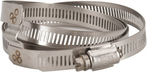 Hi-Tech Duravent 062712000003 Band Clamp Hose, 12-3/4" Max Dia, 1/2" Wide, 0.02" Thick, Stainless Steel