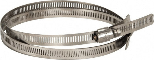 Hi-Tech Duravent 062714000003 Band Clamp Hose, 14-3/4" Max Dia, 1/2" Wide, 0.02" Thick, Stainless Steel