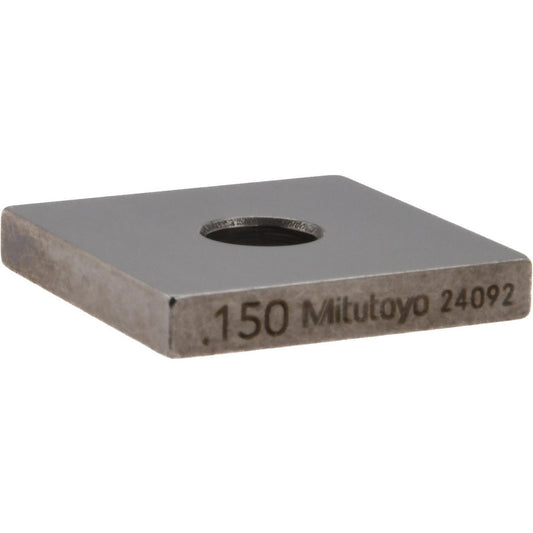 Mitutoyo 614115-531 Square Steel Gage Block 0.15", Grade 0