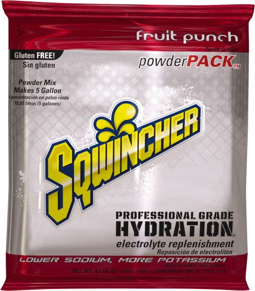 Sqwincher 159016405 47.66 oz Pack Fruit Punch Activity Drink