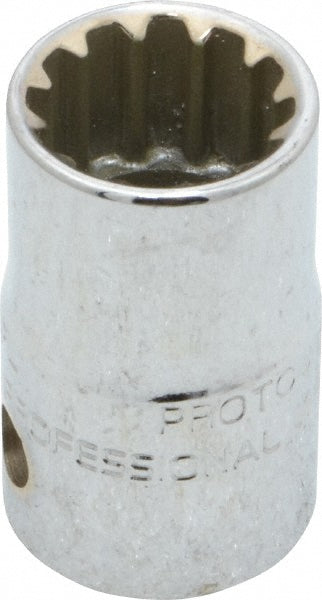 Proto J5218SPL Spline Socket 3/8" Drive, #18 Spline, 9/16" Hex