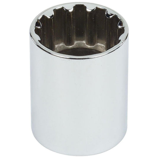 Proto J5428SPL Spline Socket 1/2" Drive, #28 Spline, 7/8" Hex
