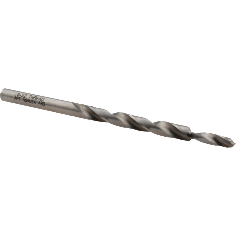 Michigan Drill  370 8-32 Subland Drill Bit for 8-32 Screws, 0.136" Drill, 3/16" Step, 3-1/2" OAL
