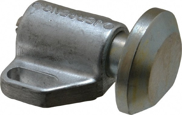 Jergens 36109 2" Body Width x 1-3/8" Body Len, 1/4" Stroke Len, 1-1/2" Btw Mt Hole Ctrs, Tangless Square Spring Locating Stop