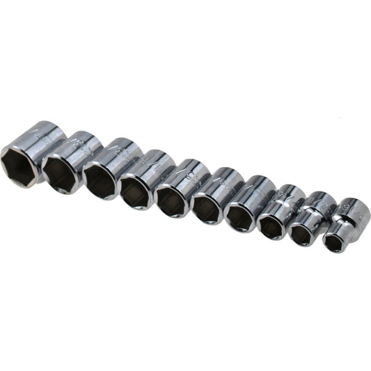 Proto J52122 Standard Socket Set 10 Pc, 3/8" Drive, 5/16 to 7/8" Socket