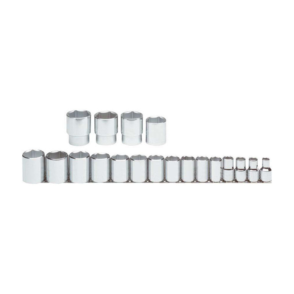 Proto J54109 Standard Socket Set 19 Pc, 1/2" Drive, 3/8 to 1-1/2" Socket