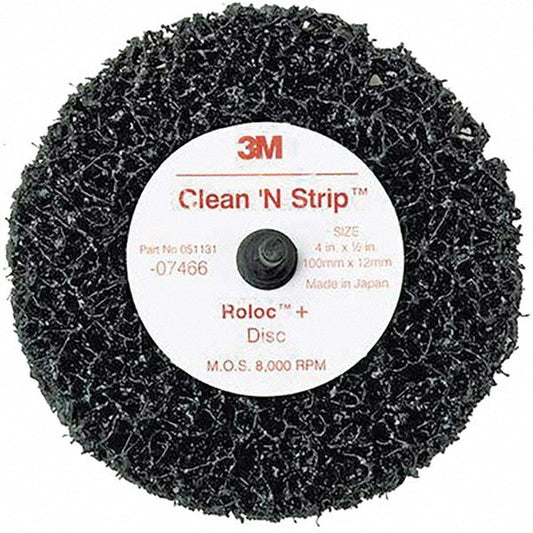 3M 7000120779 Deburring Disc 4" Dia, 1/2" Hole, Very Coarse Grade, Silicon Carbide