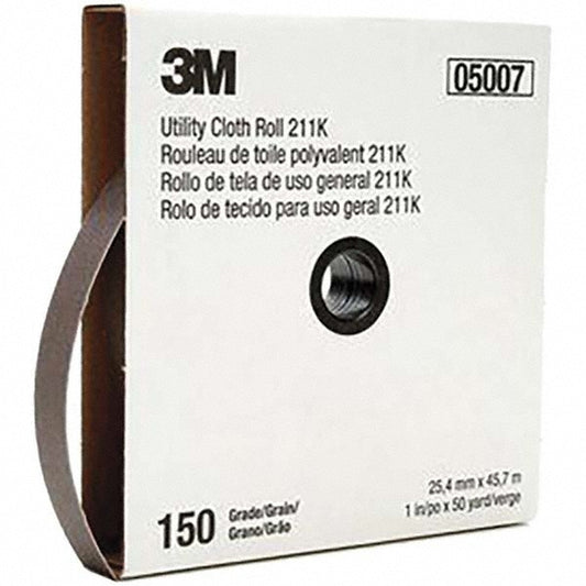 3M 7000118338 1" x 50 Yd 150 Grit Aluminum Oxide Shop Roll