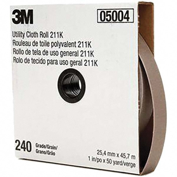 3M 7000118346 1" x 50 Yd 240 Grit Aluminum Oxide Shop Roll