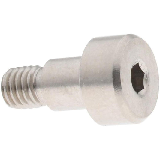 ELECTRO HARDWARE MSCB393-1 MOD Shoulder Screw 6 mm Shoulder Dia, 6 mm Shoulder Length, M5x0.80, 6.3 mm Thread Length, 18-8 & 303, Stainless Steel, Hex Socket