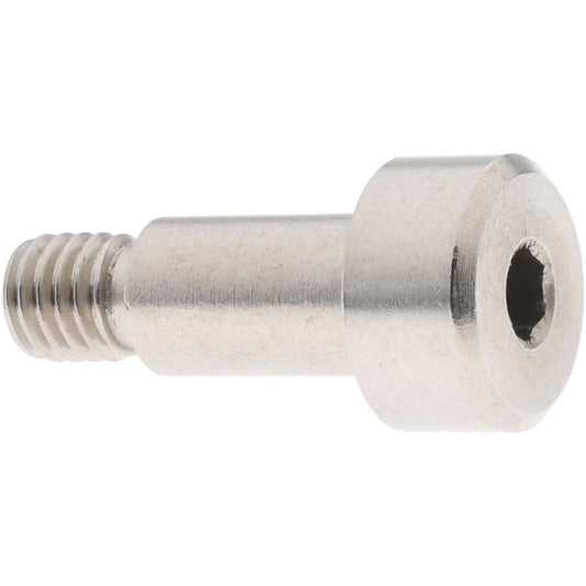 ELECTRO HARDWARE MSCB393-5 MOD Shoulder Screw 6 mm Shoulder Dia, 10 mm Shoulder Length, M5x0.80, 6.3 mm Thread Length, 18-8 & 303, Stainless Steel, Hex Socket