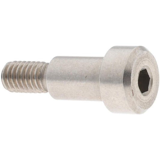 ELECTRO HARDWARE MSCB472-4 MOD Shoulder Screw 8 mm Shoulder Dia, 12 mm Shoulder Length, M6x1.00, 18-8 & 303, Stainless Steel, Hex Socket