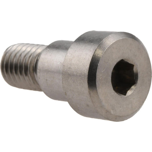 ELECTRO HARDWARE MSCB551-1 MOD Shoulder Screw 10 mm Shoulder Dia, 8 mm Shoulder Length, M8x1.25, 18-8 & 303, Stainless Steel, Hex Socket