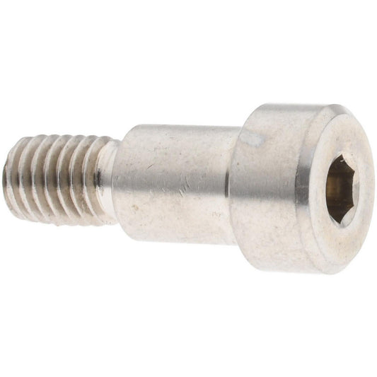 ELECTRO HARDWARE MSCB551-3 MOD Shoulder Screw 10 mm Shoulder Dia, 12 mm Shoulder Length, M8x1.25, 18-8 & 303, Stainless Steel, Hex Socket