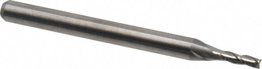 M.A. Ford 11606250 Square End Mill 1/16" Dia, 3/16" LOC, 3 Flute, Solid Carbide