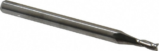 M.A. Ford 11607810 Square End Mill 5/64" Dia, 3/16" LOC, 3 Flute, Solid Carbide