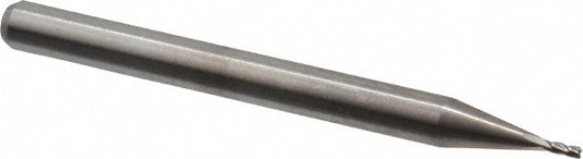 M.A. Ford 11103120 Square End Mill 0.0313" Dia, 0.0781" LOC, 4 Flute, Solid Carbide