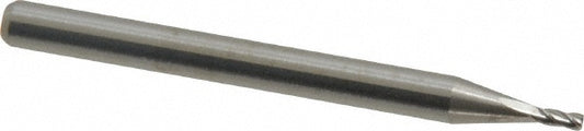 M.A. Ford 11104680 Square End Mill 0.0469" Dia, 0.1094" LOC, 4 Flute, Solid Carbide