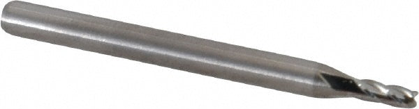 M.A. Ford 11107810 Square End Mill 5/64" Dia, 3/16" LOC, 4 Flute, Solid Carbide