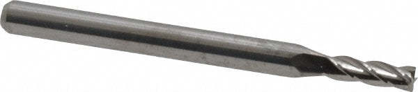 M.A. Ford 11109370 Square End Mill 3/32" Dia, 9/32" LOC, 4 Flute, Solid Carbide