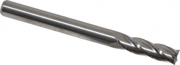 M.A. Ford 11118750 Square End Mill 3/16" Dia, 5/8" LOC, 4 Flute, Solid Carbide