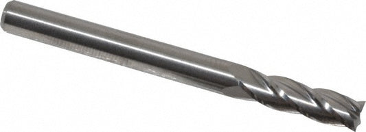 M.A. Ford 11118750 Square End Mill 3/16" Dia, 5/8" LOC, 4 Flute, Solid Carbide