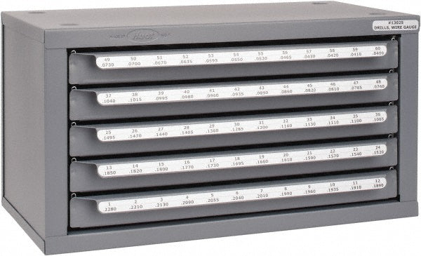 Huot 13025 #60 to #1 Drill Bit Dispenser