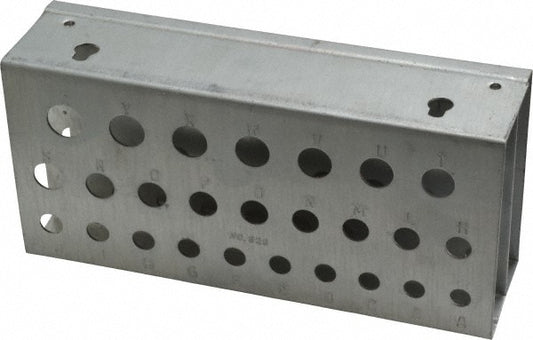 Huot 11850 Letter A to Z Drill Bit Block