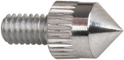 Mitutoyo 101191 Drop Indicator Conical (90 degrees Point) Contact Points #4-48 Thread, 0.2000" Dia, 0.2500" Point Length, Solid Carbide