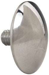 Mitutoyo 101204 Drop Indicator Spherical Contact Points #4-48 Thread, 0.3750" Dia, 0.0938" Point Length, Solid Carbide
