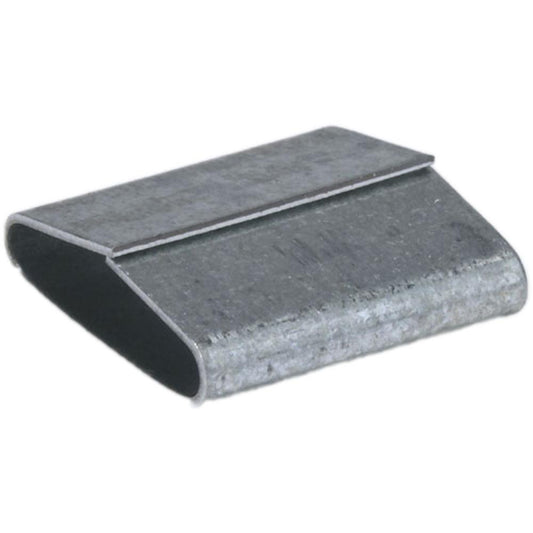 Pac Strapping PT68B Pack of (2,000) 3/4" Wide, Overlap, Steel Pusher Seal