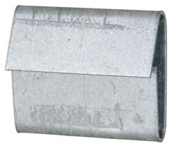 Pac Strapping PT125HD-500 Pack of (500) 1-1/4" Wide, Overlap, Steel Pusher Seal