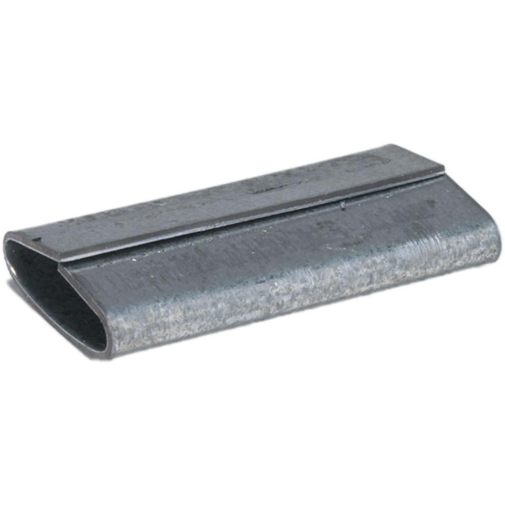Pac Strapping PT125HDA Pack of (1,000) 1-1/4" Wide, Overlap, Steel Pusher Seal
