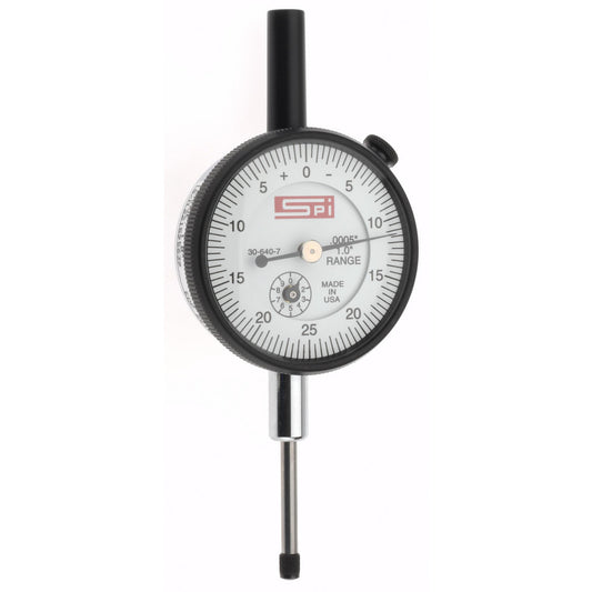 SPI CDI#26103B-SPI Dial Drop Indicator 0-25-0 Dial Reading, 0.0005" Graduation, 1-1/2" Dial Dia