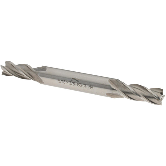 Value Collection 720-4028 Square End Mill 5/16" Dia, 3/4" LOC, 4 Flute, High Speed Steel