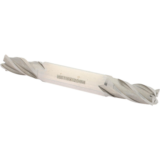 Value Collection 720-4044 Square End Mill 7/16" Dia, 1" LOC, 4 Flute, High Speed Steel