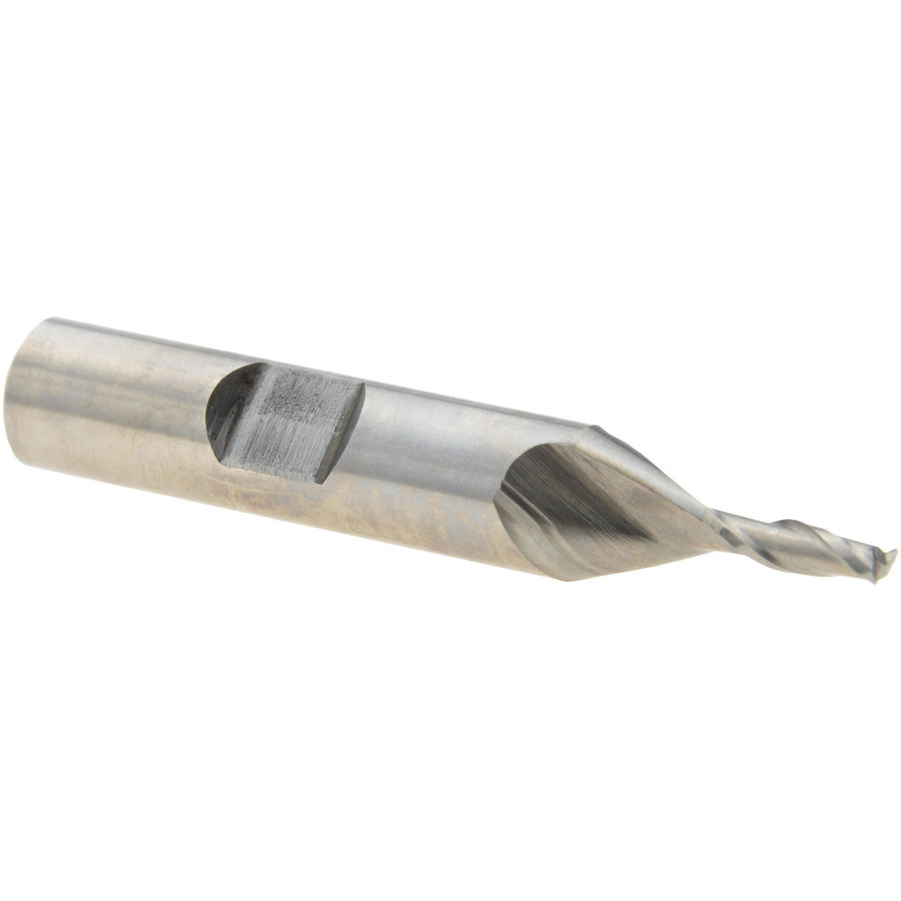 Value Collection 720-1001 Square End Mill 1/8" Dia, 3/8" LOC, 2 Flute, High Speed Steel