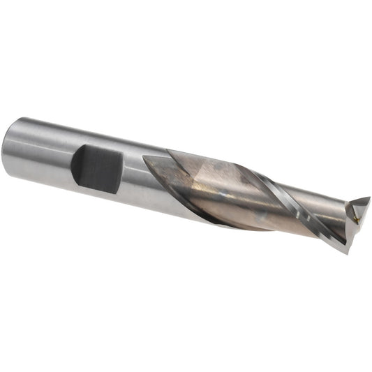 Value Collection 720-1043 Square End Mill 1/2" Dia, 1" LOC, 2 Flute, High Speed Steel
