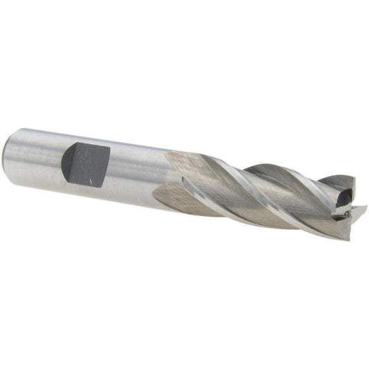 Value Collection 720-3045 Square End Mill 1/2" Dia, 1-1/4" LOC, 4 Flute, High Speed Steel