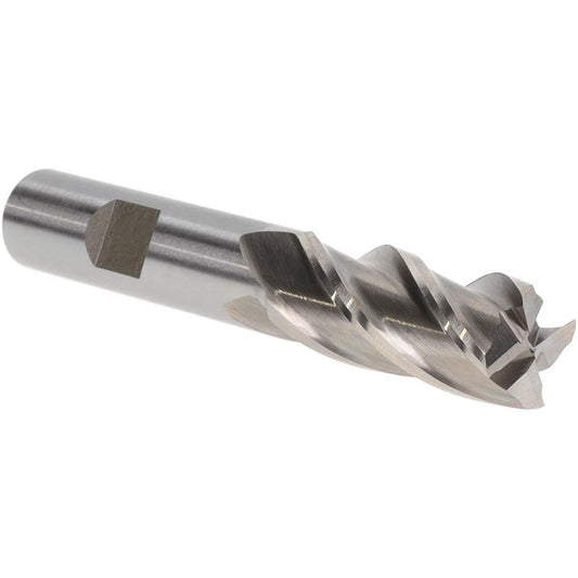 Value Collection 720-3049 Square End Mill 9/16" Dia, 1-3/8" LOC, 4 Flute, High Speed Steel