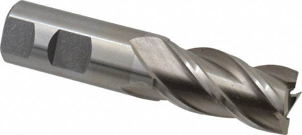 Value Collection 720-3107 Square End Mill 1" Dia, 2" LOC, 4 Flute, High Speed Steel